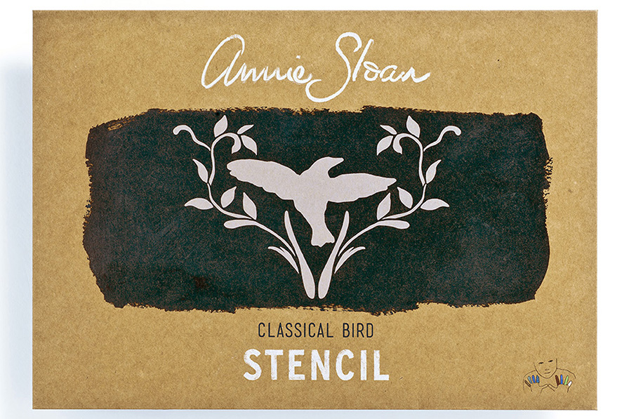Classical Bird Stencil - Click Image to Close