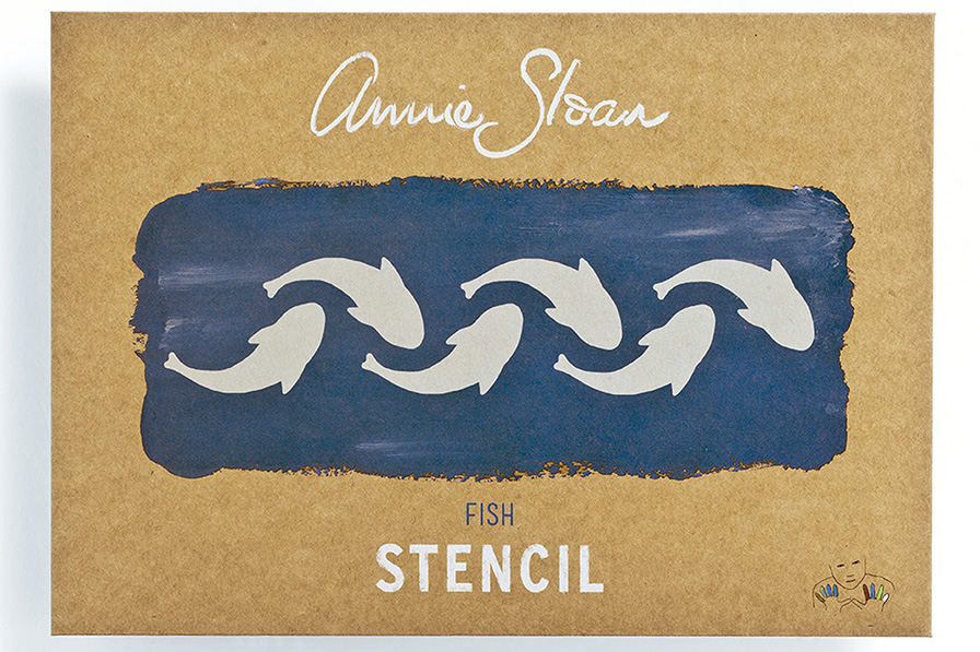 Fish Stencil - Click Image to Close